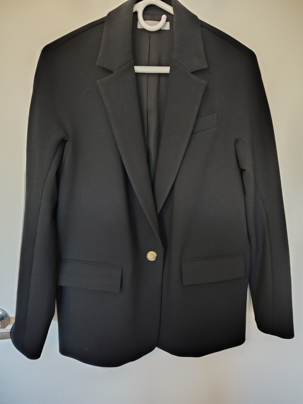 Vince Black Single-Button Women's Blazer 10-M